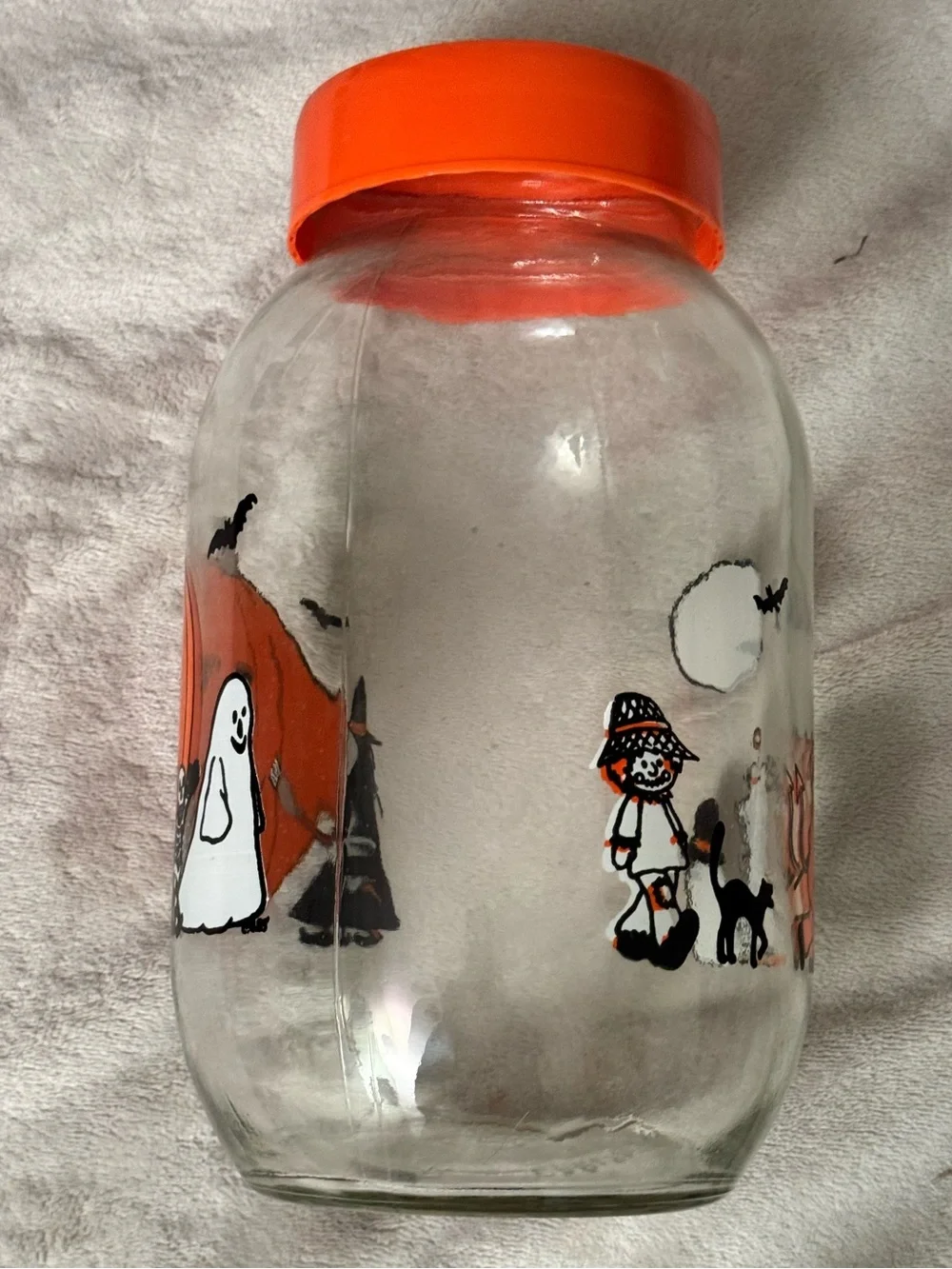 Rare Vintage 1980s Carlton Glass Halloween Jar - 3 Liter